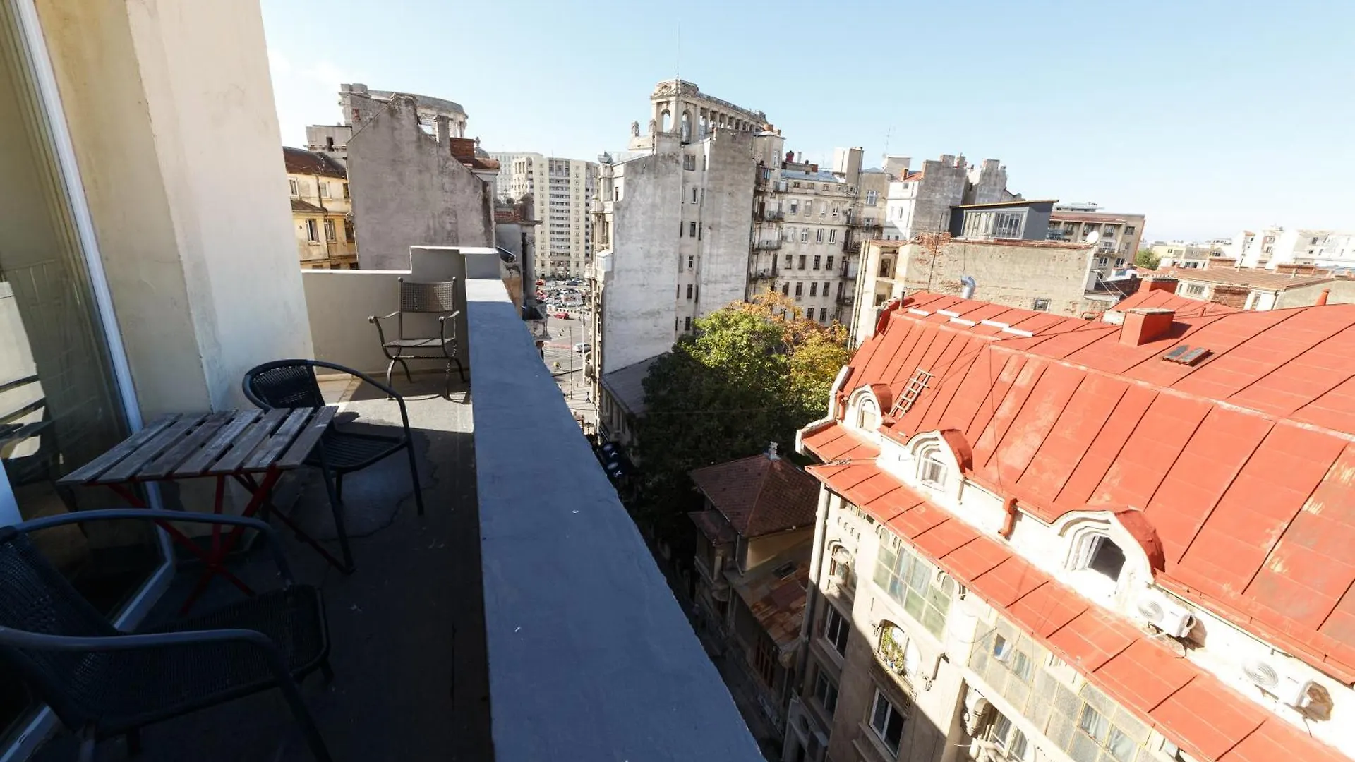 Rooftop Terrace Apartment Bucharest Romania